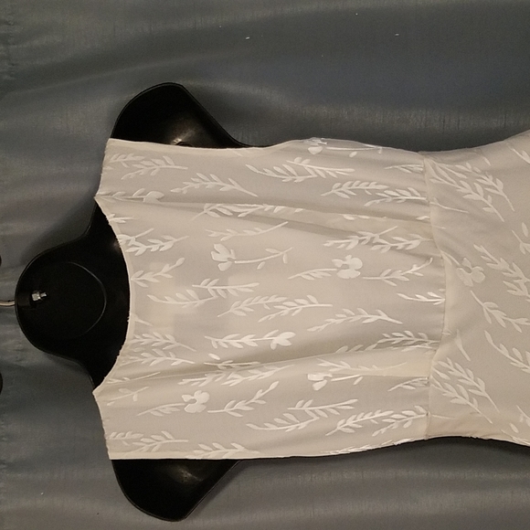 NWT VINTAGE Nicole Miller Size 2 Off White Long Dress - Picture 5 of 10